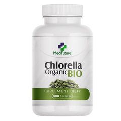 Chlorella Organic - suszone mikroalgi – 300 tabletek | Medfuture