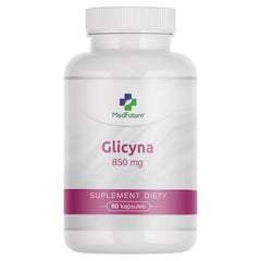 Glicyna (aminokwas) – 850 mg - 60 kapsułek | Medfuture