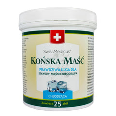 Maść końska chłodząca z kasztanowcem i żywokostem - 500 ml | Herbamedicus