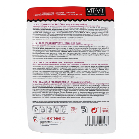 Maska do twarzy VIT VIT z gotu kolą - 20 g Maska do twarzy VIT VIT z gotu kolą - 20 g