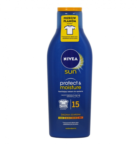 Nivea Sun Protect & Moisture balsam do opalania SPF 15 - 200 ml Nivea Sun Protect & Moisture balsam do opalania SPF 15 - 200 ml