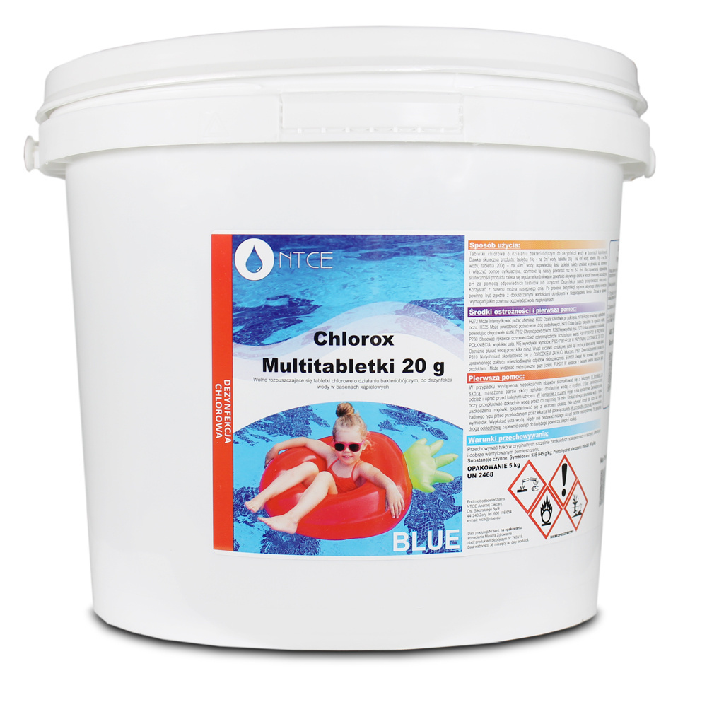 Tabletki chlorowe do basenu 5 kg