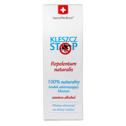 KleszczStop SwissMedicus tonik chroniący przed kleszczami 100ml - opakowanie KleszczStop SwissMedicus tonik chroniący przed kleszczami 100ml - opakowanie