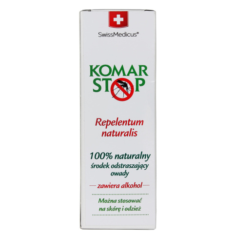 KomarStop SwissMedicus środek na komary 100ml - opakowanie KomarStop SwissMedicus środek na komary 100ml - opakowanie