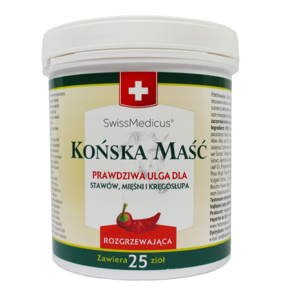 Końska maść rozgrzewająca 250 ml - Herbamedicus