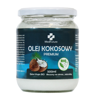 Olej Kokosowy Extra Virgin nierafinowany 500 ml - Medfuture