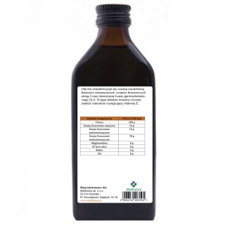 Olej z pestek czarnej porzeczki tłoczony na zimno 250 ml - Medfuture