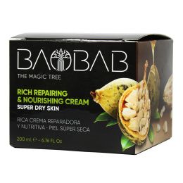 Regenerujący krem do twarzy z olejkiem z baobabu - 200 ml