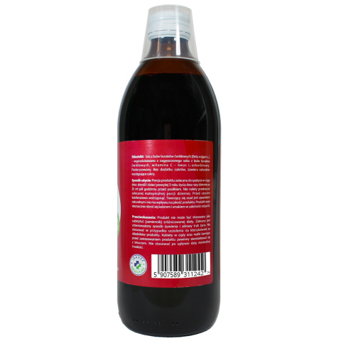 Zalecane spożycie - Sok z buraka - 1000 ml Zalecane spożycie - Sok z buraka - 1000 ml