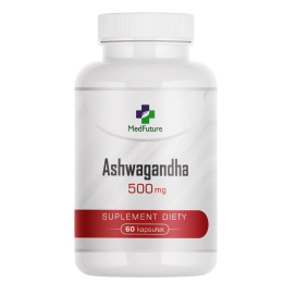 Ashwagandha Ekstrakt 500 mg 60 kapsułek - Medfuture (Żeń-szeń indyjski)