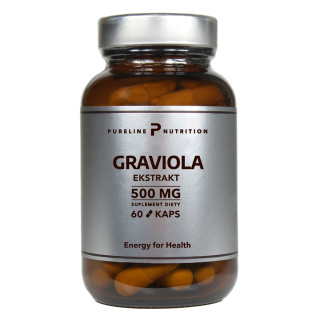 Graviola - ekstrakt 500 mg - 60 kapsułek - Pureline Nutrition