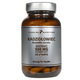 Kadzidłowiec ekstrakt 500 mg 60 kapsułek - Pureline Nutrition