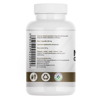 Maca Organic BIO 400 mg 60 kapsułek - Medfuture