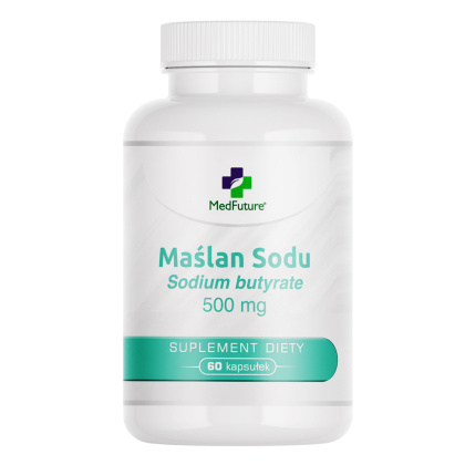 Maślan Sodu ekstrakt 500 mg 60 kapsułek - Medfuture