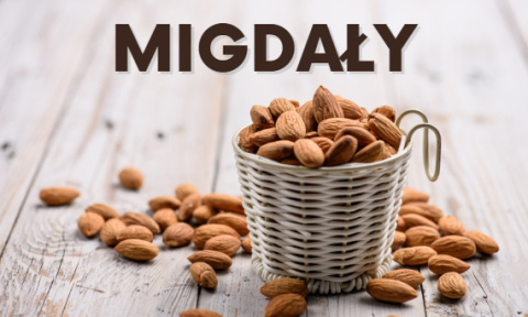 Migdały całe łuskane 1000 g - Medfuture Migdały całe łuskane 1000 g - Medfuture