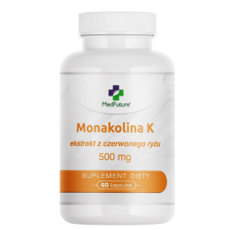 Monakolina K 500 mg 60 kapsułek - Medfuture (Ekstrakt z czerwonego ryżu)