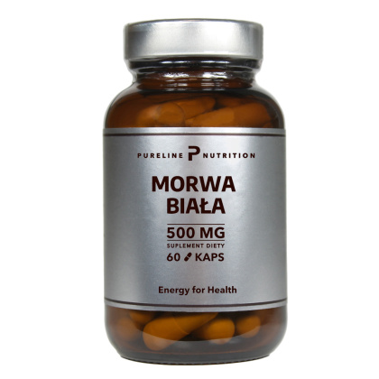 Morwa biała Ekstrakt 500 mg 60 kapsułek - Pureline Nutrition