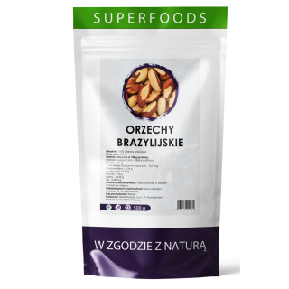 Orzechy brazylijskie całe 500 g - Medfuture