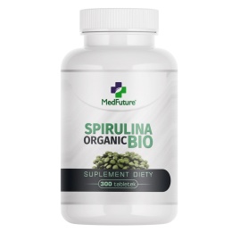 Spirulina Organic BIO - 300 tabletek - Medfuture