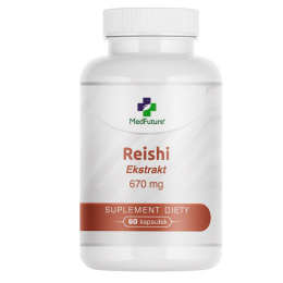 Reishi (Ganoderma Lucidum) - 670 mg - 60 kapsułek - Medfuture