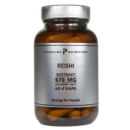 Reishi (Ganoderma Lucidum) - 670 mg - 60 kapsułek - Pureline Nutrition