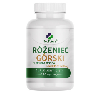 Różeniec górski Ekstrakt 500 mg 60 kapsułek - Medfuture (Rhodiola Rosea)