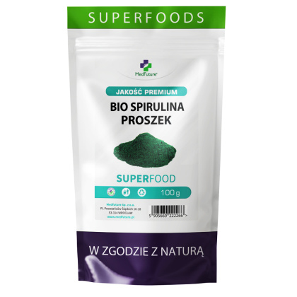 Spirulina BIO proszek 100 g - Medfuture