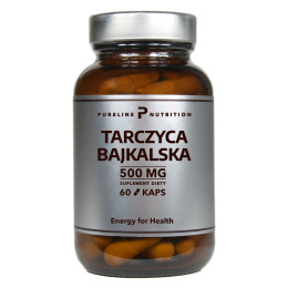 Tarczyca Bajkalska Ekstrakt 500 mg 60 kapsułek - Pureline Nutrition