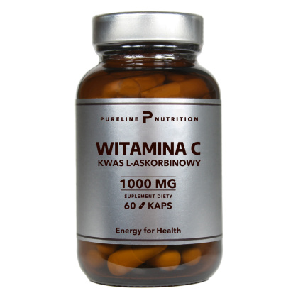 Witamina C Ekstrakt 1000 mg 60 kapsułek - (Kwas l-askorbinowy) - PureLine