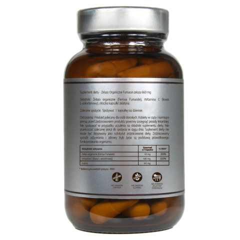 Żelazo organiczne 660 mg 6