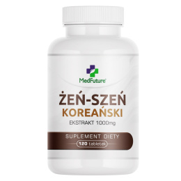 Żeń-szeń Koreański Ekstrakt 1000 mg 120 tabletek - Medfuture
