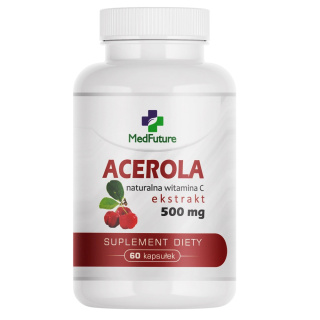 Acerola Ekstrakt 500 mg 60 kapsułek - Medfuture