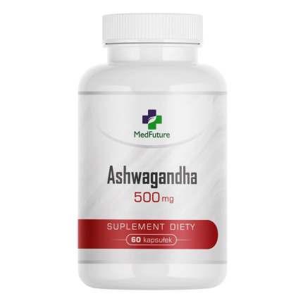 Ashwagandha 500 mg 60 kapsułek - Medfuture (Żeń-szeń indyjski)