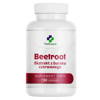 Beetroot Ekstrakt 80 mg 120 tabletek - Medfuture (Ekstrakt z buraka czerwonego)