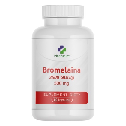 Bromelaina 2500 GDU - 60 kapsułek vege - Medfuture