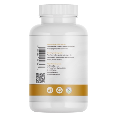 Bromelaina z papainą – 600 mg - 60 kapsułek vege - Medfuture