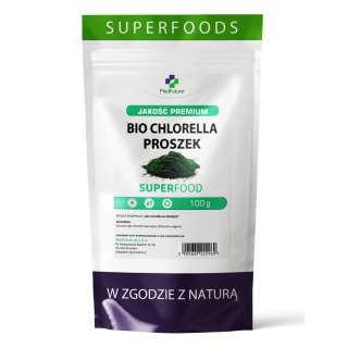 Chlorella proszek 100 g - Medfuture (Algi chlorella vulgaris)