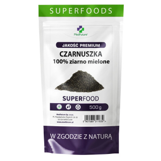 Czarnuszka nasiona mielone 500 g - Medfuture