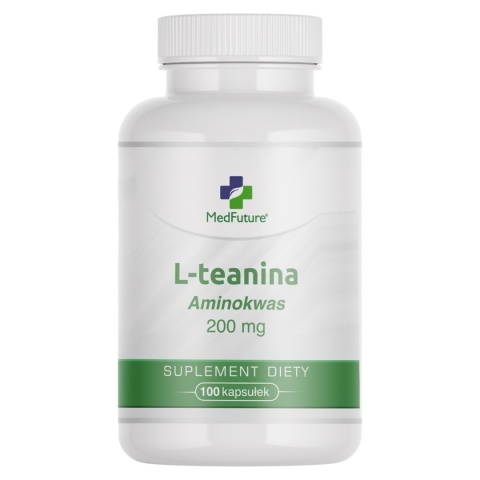 L-teanina - 200 mg - 100 kapsułek vege - Medfuture