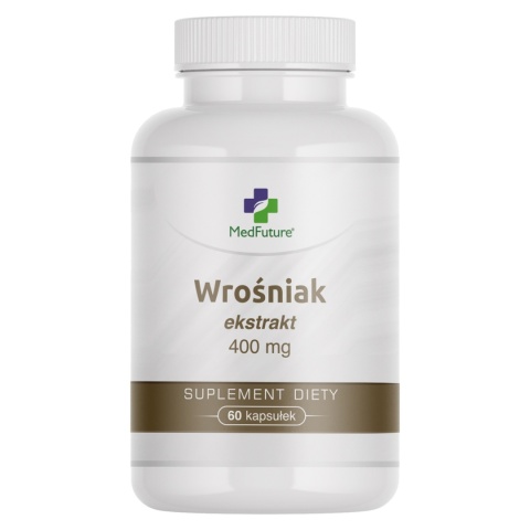 Ekstrakt z wrośniaka różnobrawnego (Coriolus) - 400 mg - 60 kapsułek vege - Medfuture