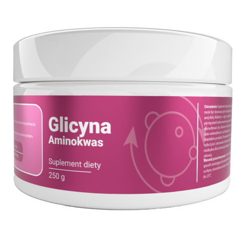 Glicyna (aminokwas) proszek - 250 g - Medfuture