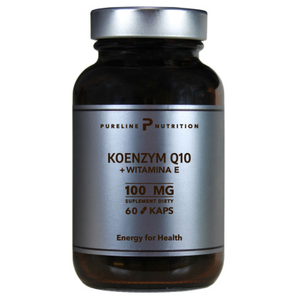 Koenzym Q10 + witamina E 60 kapsułek żelatynowych - Pureline Nutrition