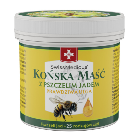 Końska Maść z pszczelim jadem - SwissMedicus -150 ml