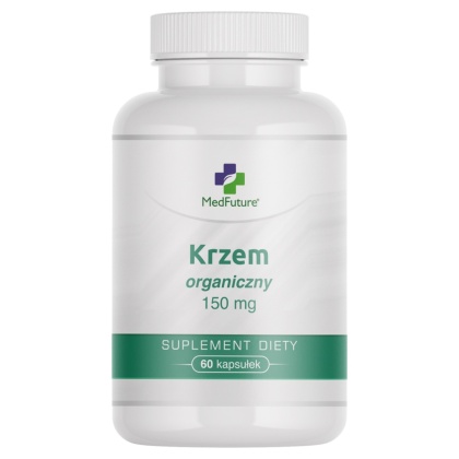 Krzem organiczny (ekstrakt z pędów bambusa) 150 mg - 60 kapsułek vege - Medfuture