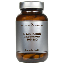 L-glutation zredukowany - 500 mg - 60 kapsułek - Pureline Nutrition