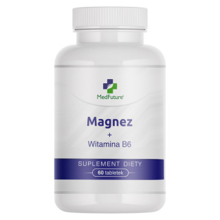 Magnez + Witamina B6- 60 tabletek- Medfuture