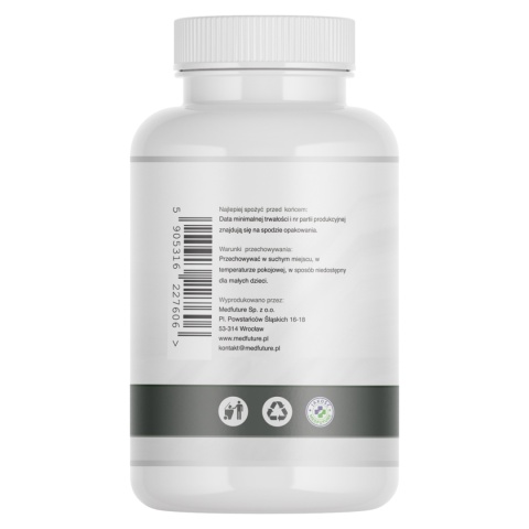 Węgiel aktywny z kokosa - 60 kapsułek vegek - Medfuture