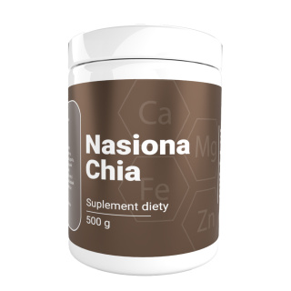 Nasiona Chia 500 g - Medfuture (Szałwia hiszpańska)