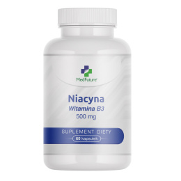 Niacyna ( witamina B3) - 500 mg - 60 kapsułek - Medfuture