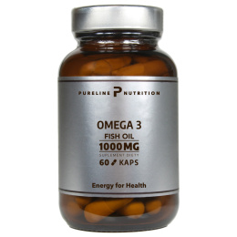 Omega 3 (olej rybi) - 1000 mg - 60 kapsułek - Pureline Nutrition